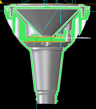 LED PAR lamp section